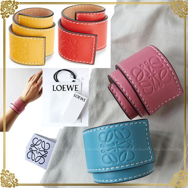 【LOEWE】ロエベ 偽物 スモールスラップブレスレット レザー 5色 20052109